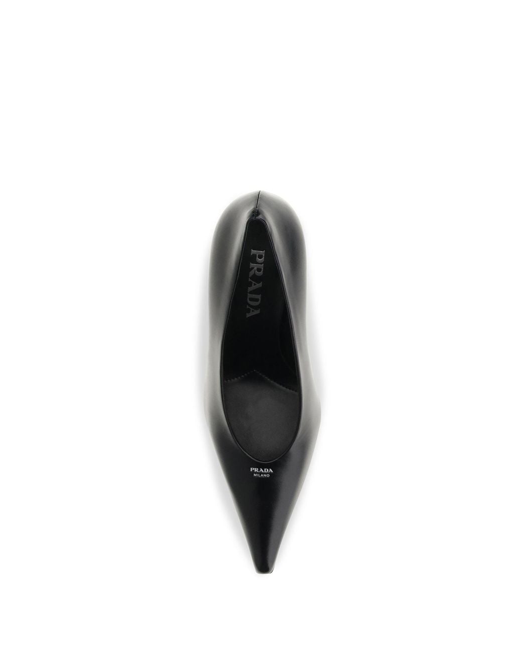 Prada Black Leather Pumps Nero
