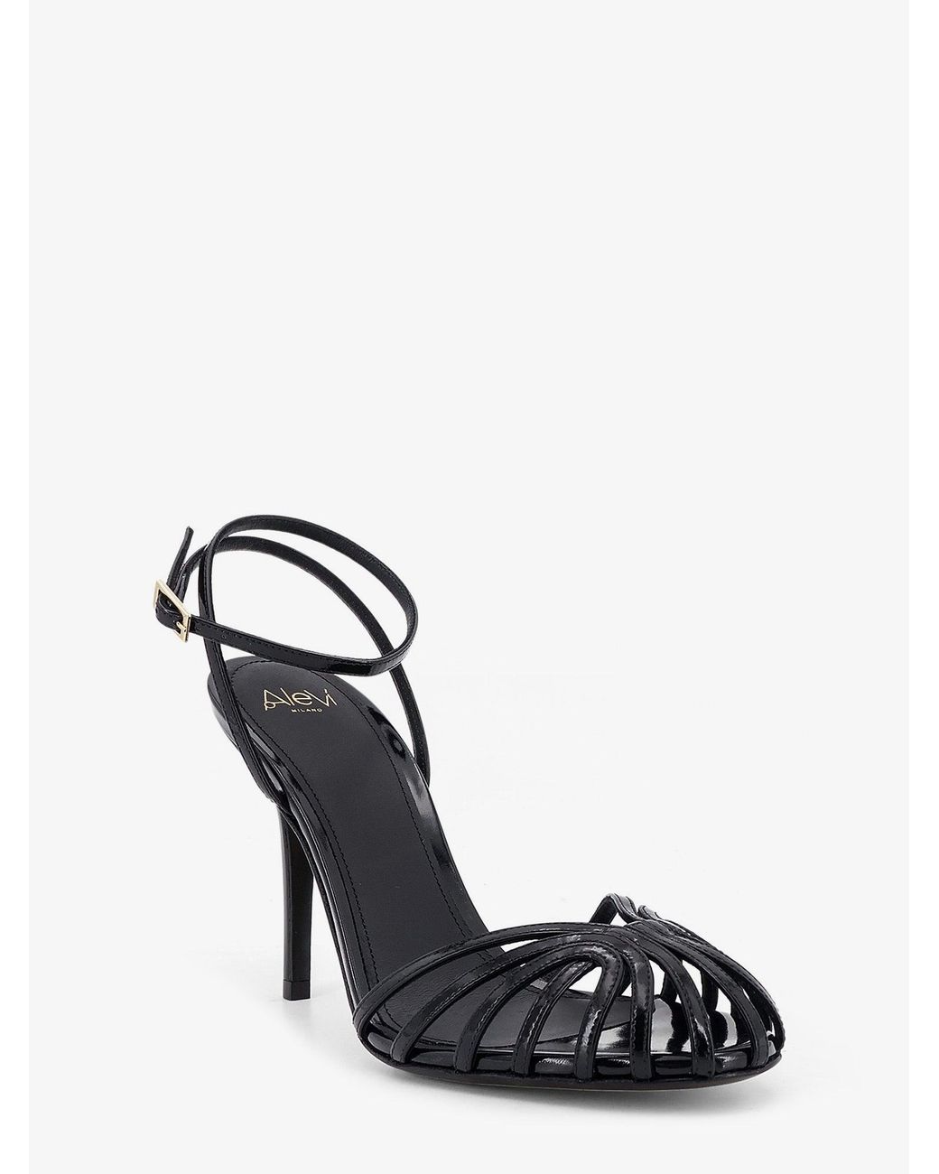 ALEVI Metallic Blake 95 Patent Leather Sandals