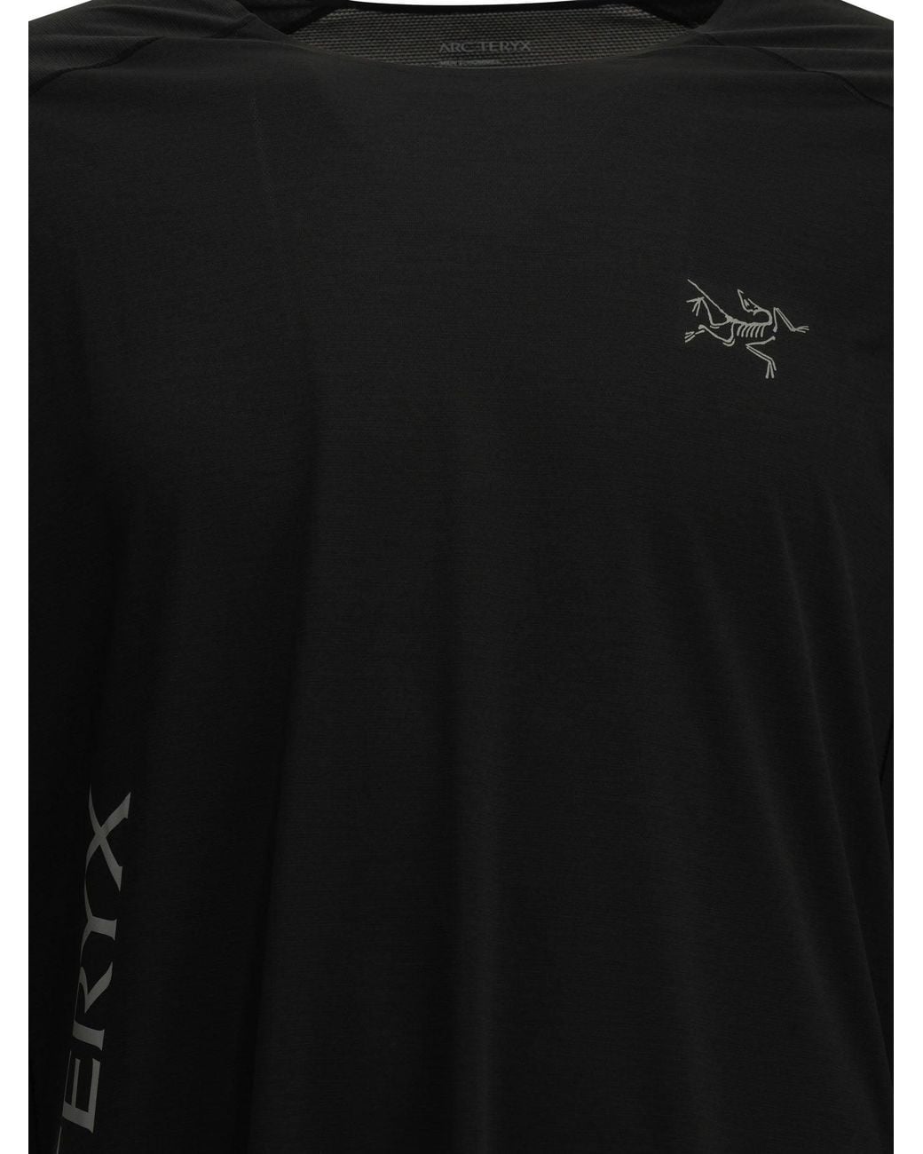 Arc'teryx Black Norvan Dw Logo Crew-Neck T-Shirt for men