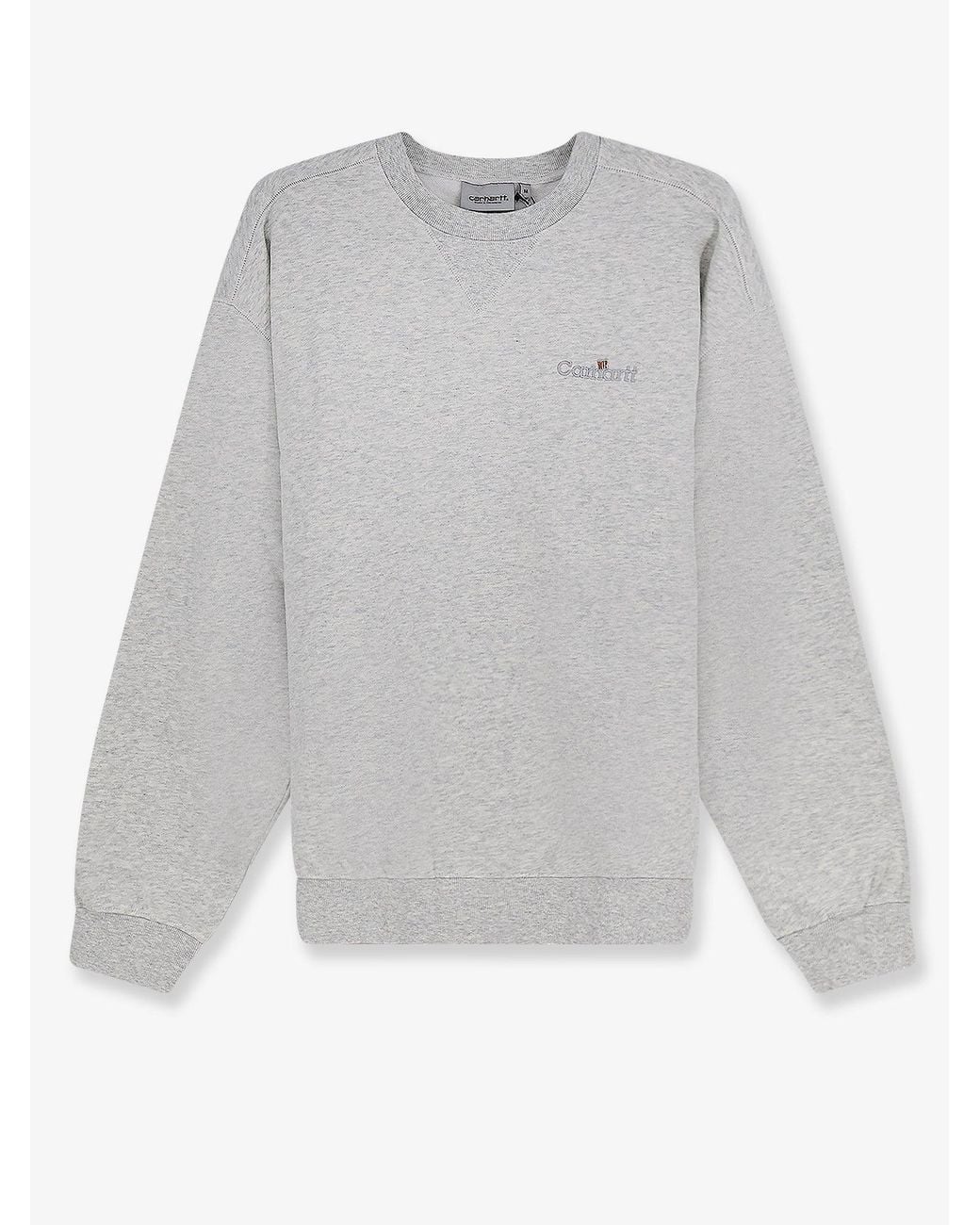 Carhartt Gray Wip Cotton Sweatshirt for men