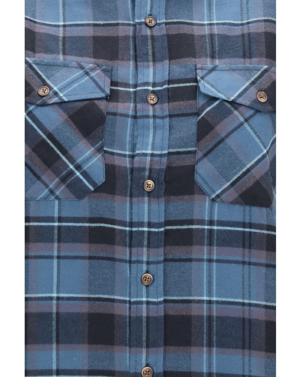Deperlu Blue Raymond Checked Shirt for men