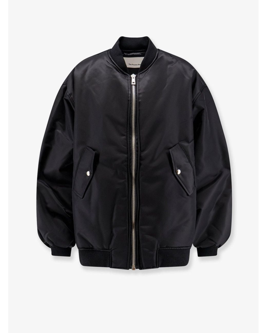 Frankie Shop Black Astra Nylon Jacket