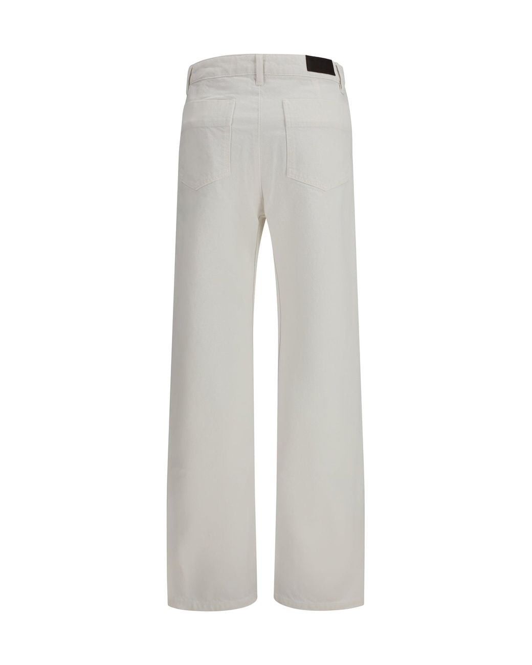 Lemaire Gray Cotton Five-Pocket Pants