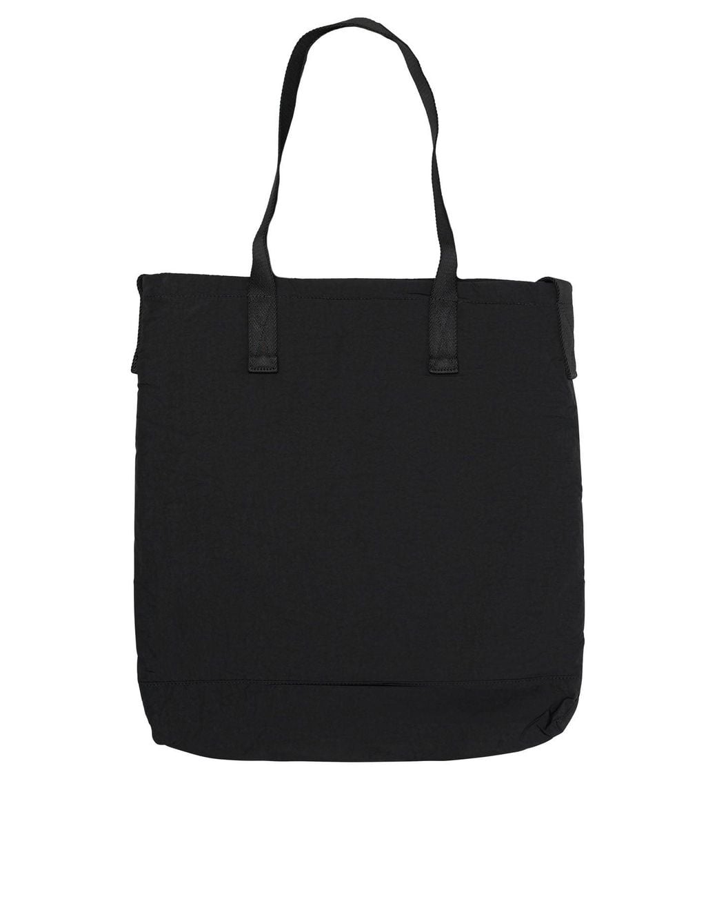 Maison Kitsuné Black Large Logo Shoulder Bag for men
