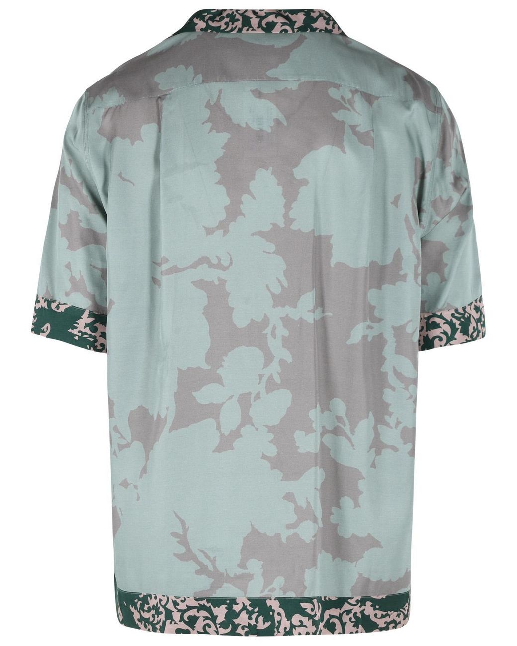 Dries Van Noten Green 'Carltone' Viscose Shirt for men