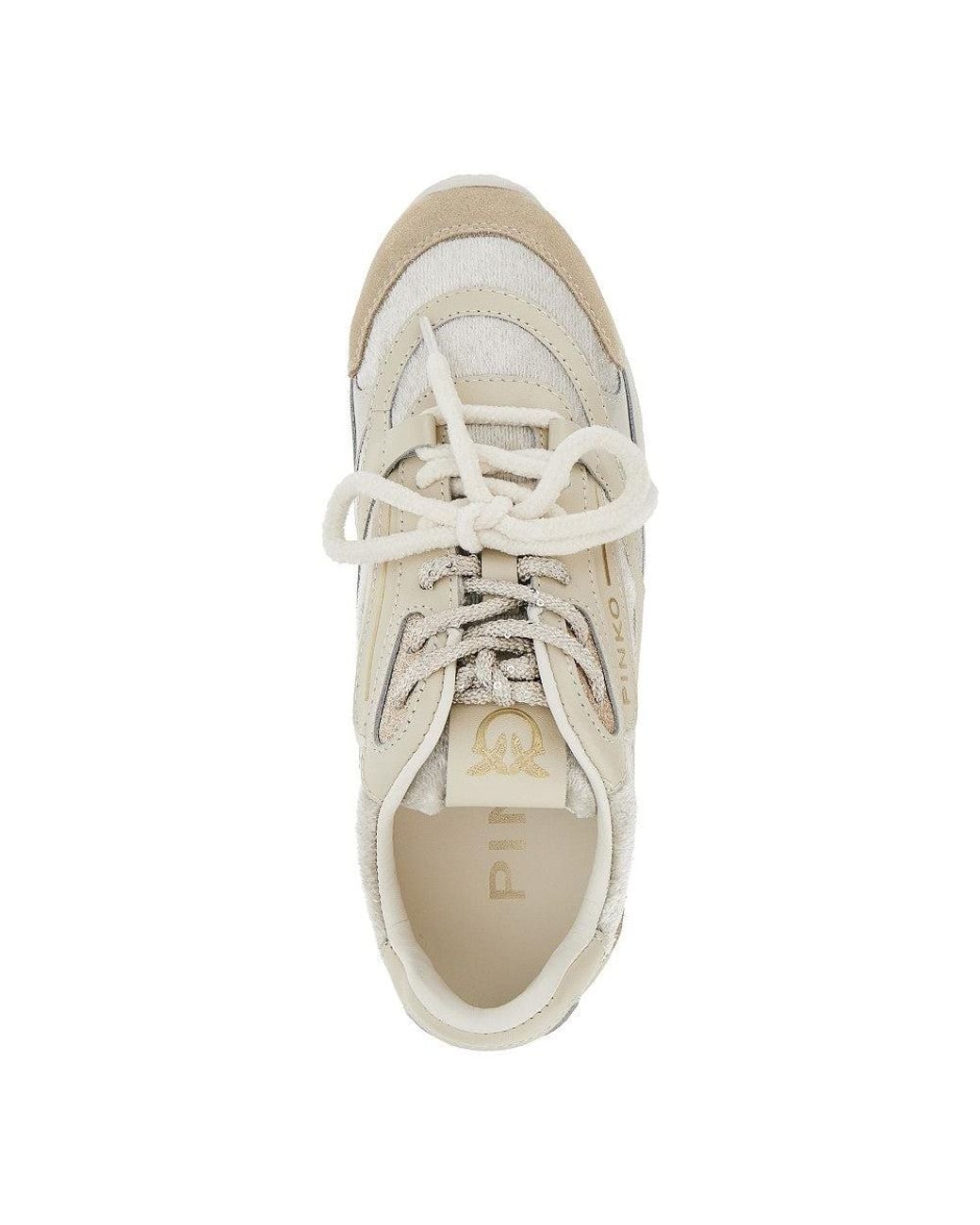 Pinko Multicolor Suede Leather And Velvet Sneakers