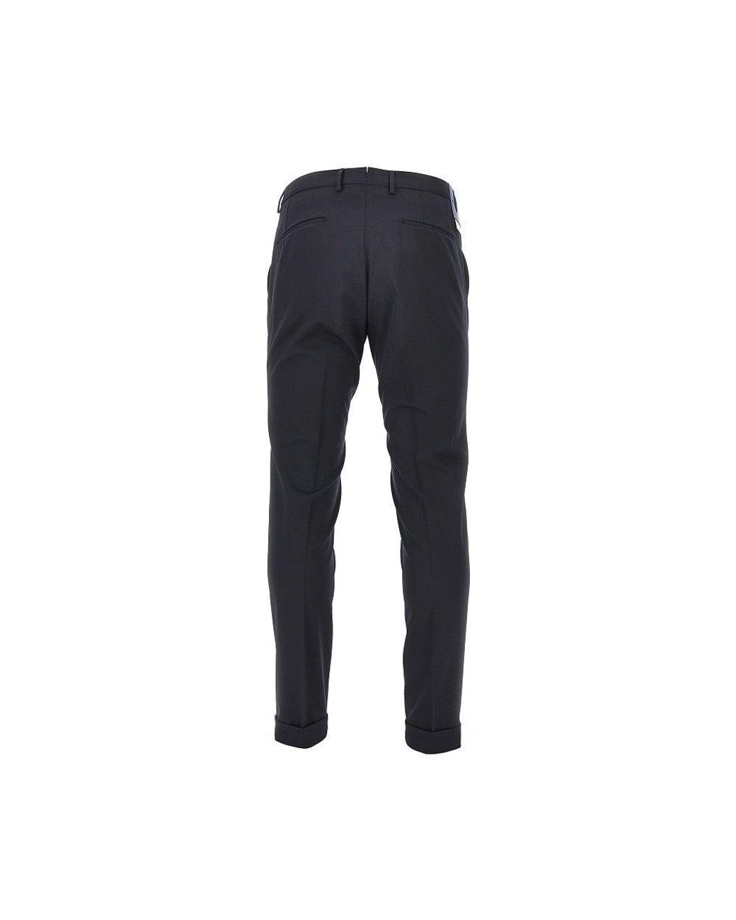 Santaniello Blue Praiano Il Viaggiatore Twill Pants for men