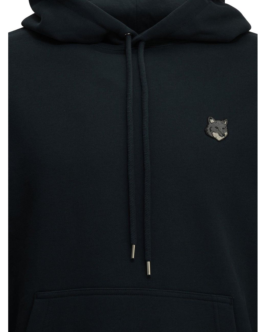 Maison Kitsuné Blue "Fox Head" Hoodie for men