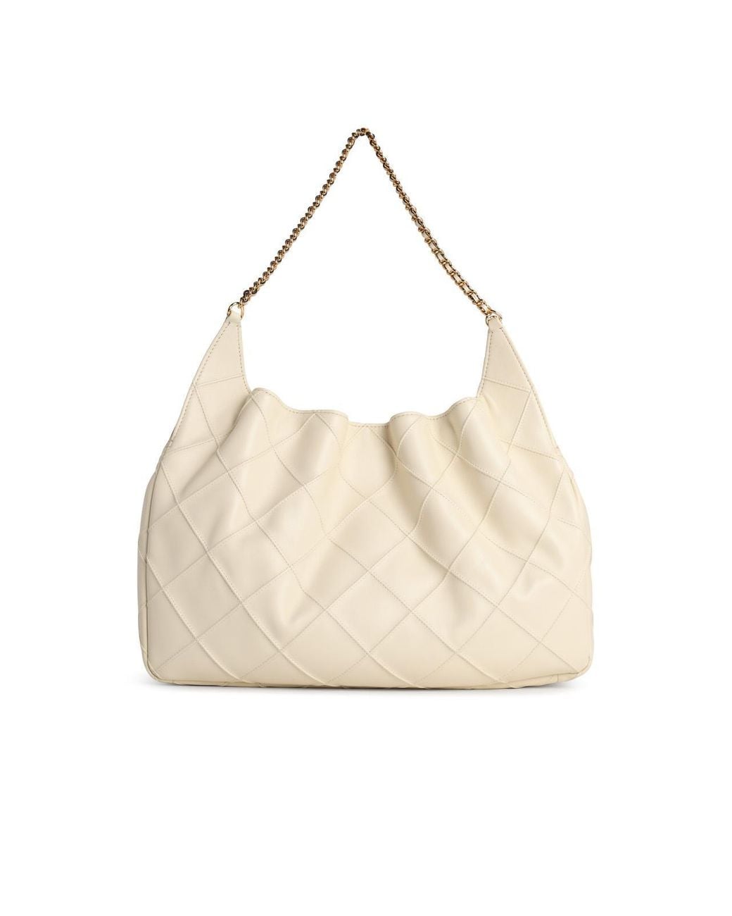 Tory Burch Natural 'Shopping Fleming Grande' Light Nappa Lear Bag