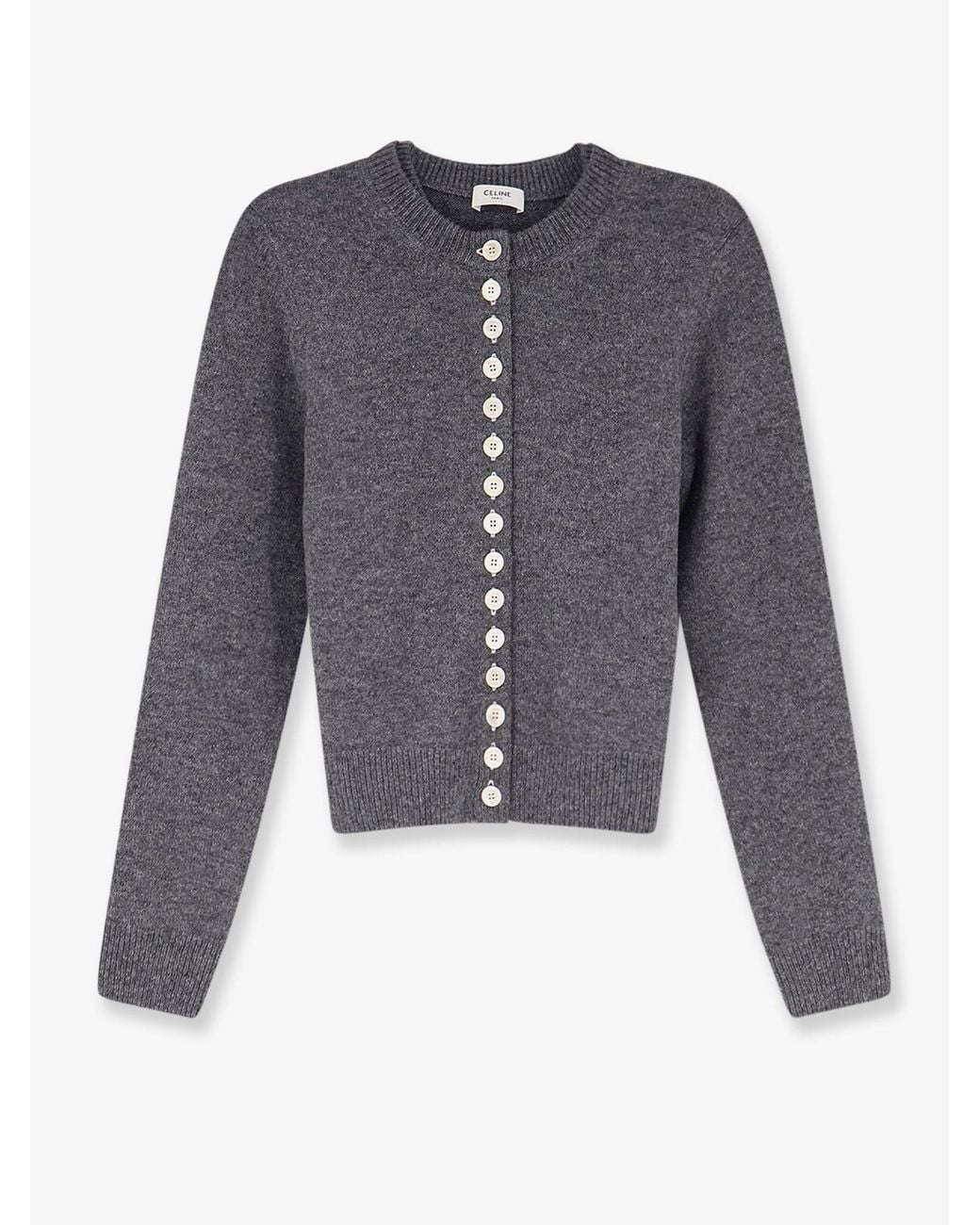 Céline Blue Cashmere Cardigan