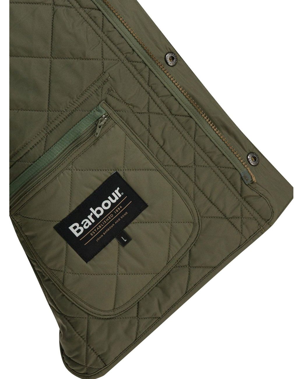 Barbour Green New Lowerdale Jackets And Coats