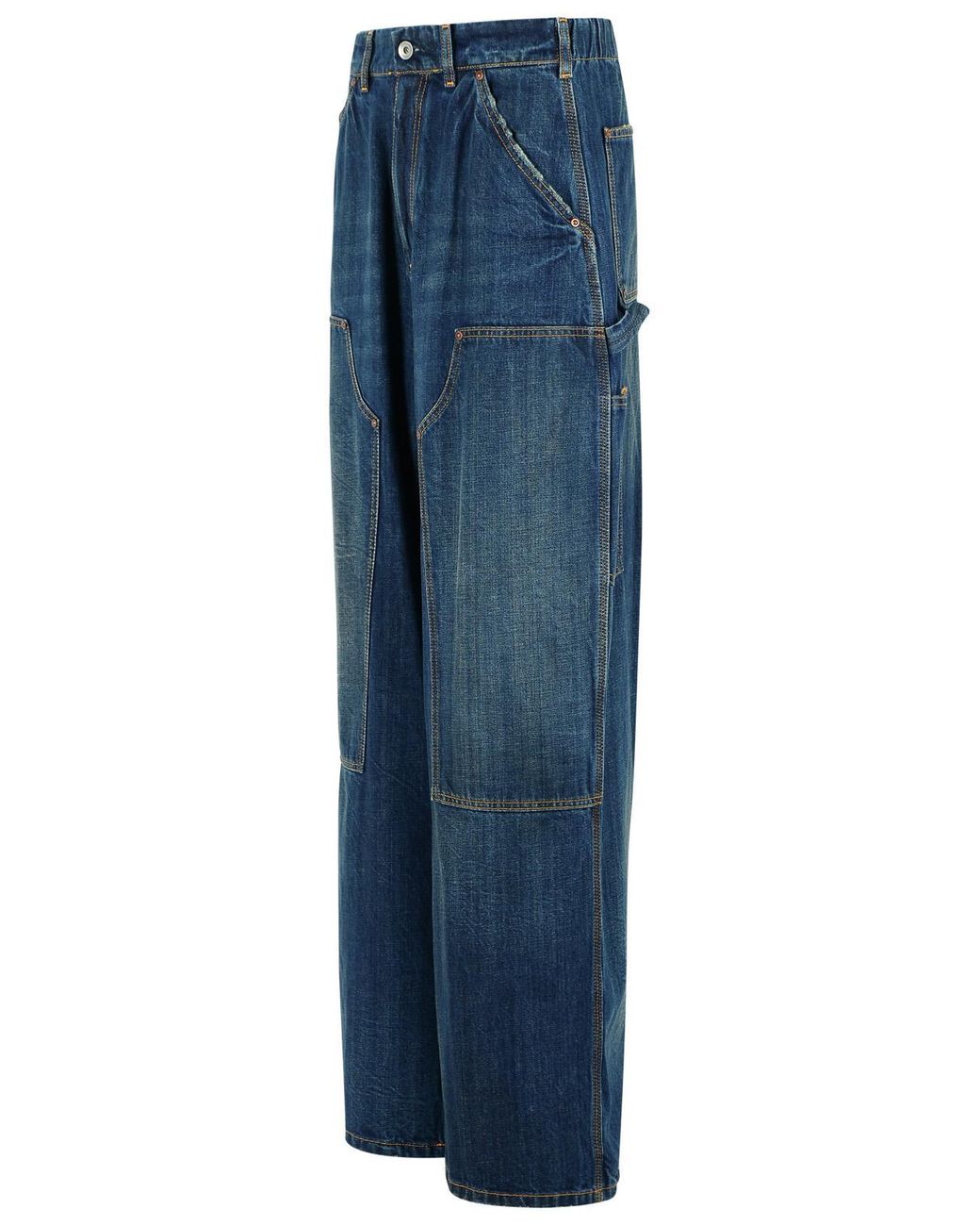 Maison Margiela Blue 'Carpenter' Cotton Jeans