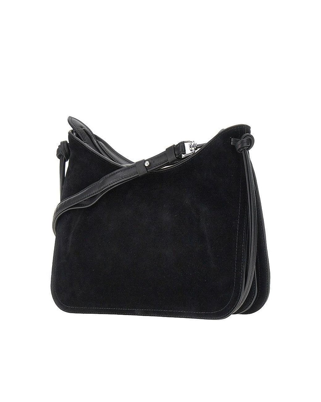 Phoebe Philo Black Leather Small 'Gig' Shoulder Bag