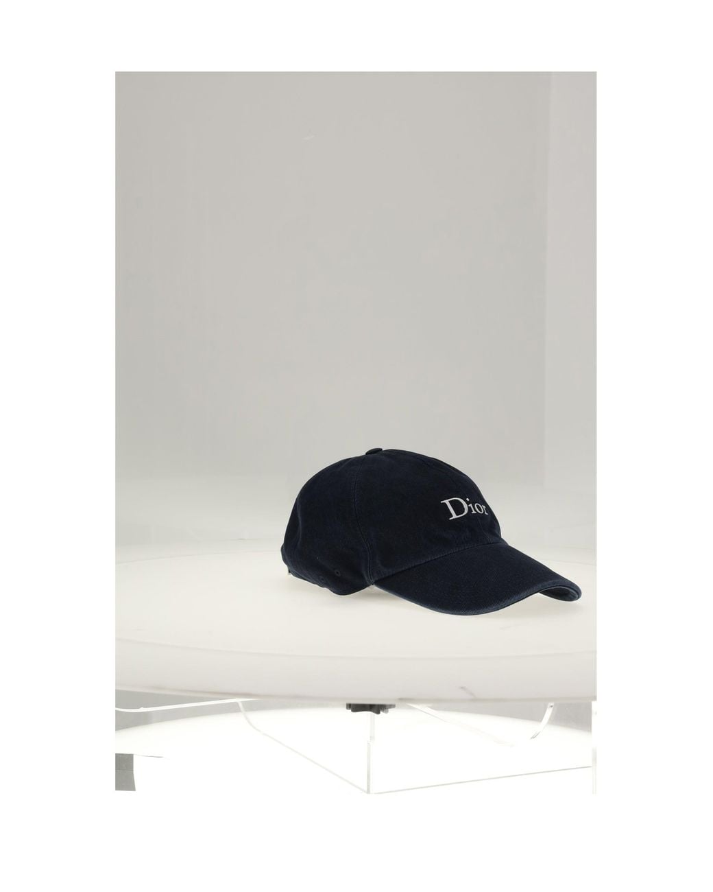 Dior White Baseball Hat for men