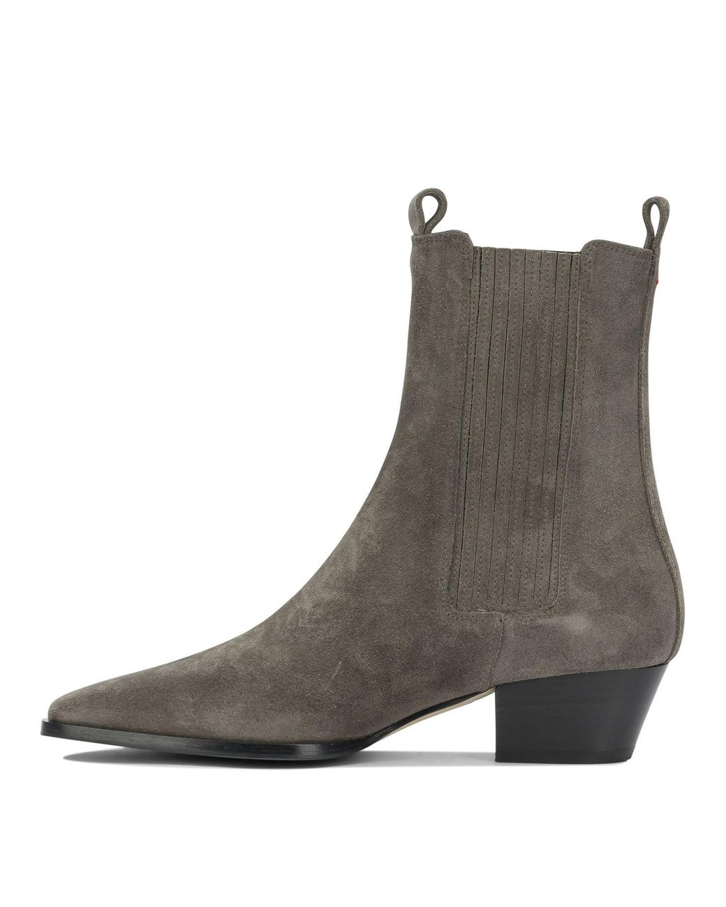 Aeyde Brown "Agata" Pull-On Ankle Boots