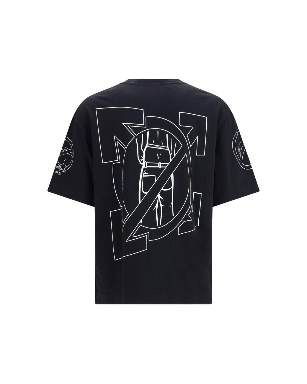 Off-White c/o Virgil Abloh Blue Neighbourhood Skate T-Shirt for men