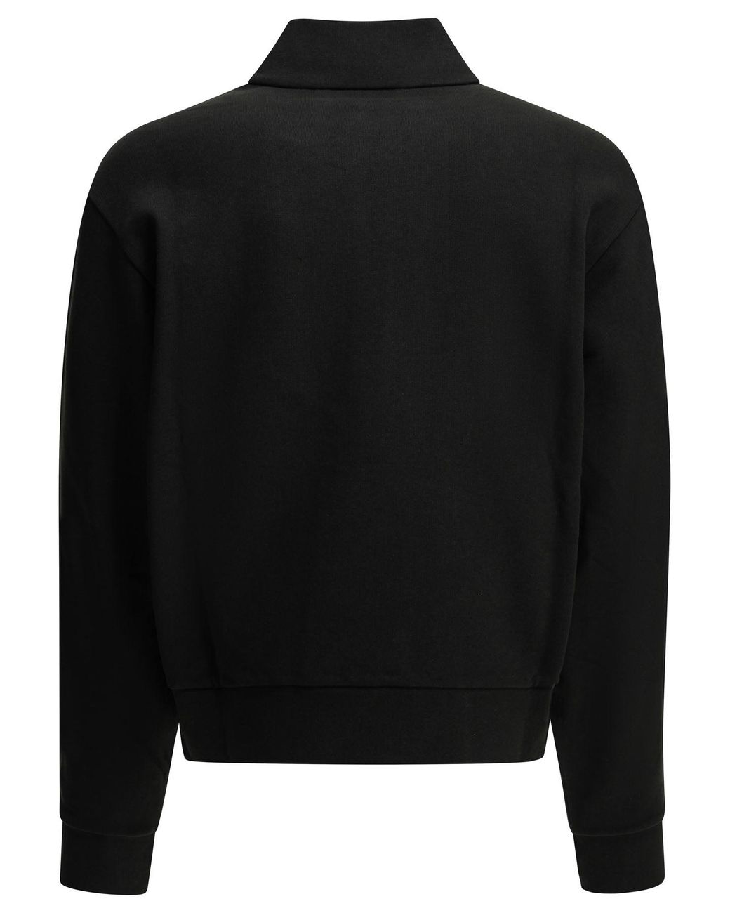 Moncler Black Half-Zip Sweatshirt for men