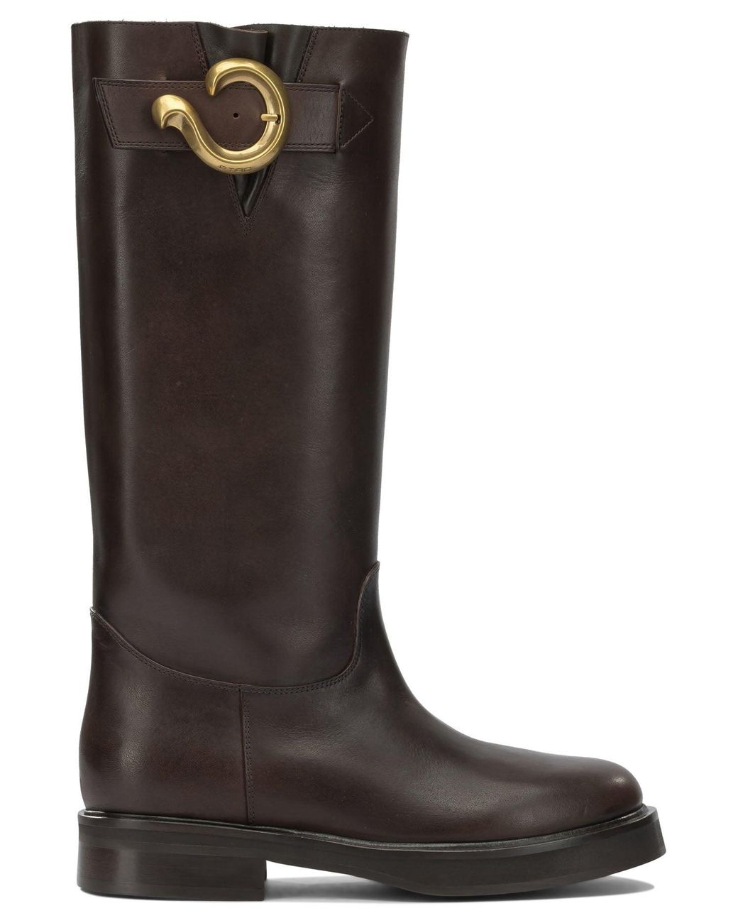 Etro Black "Paisley" Knee-High Boots