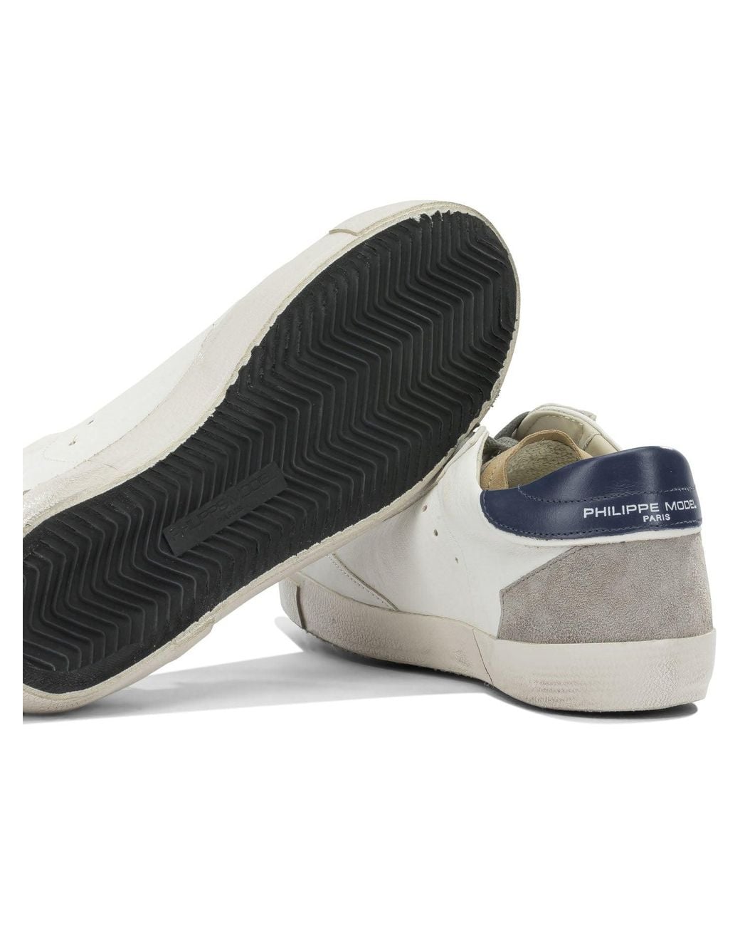 Philippe Model White Sneakers & Slip-On