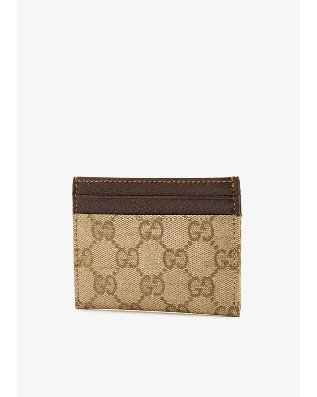 Gucci Natural Essence Classic Card Holder for men