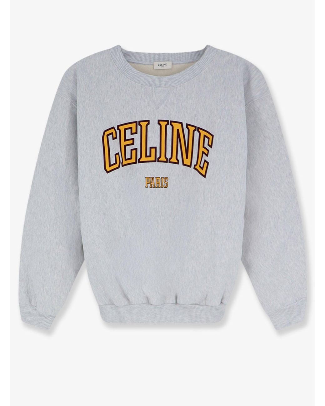 Céline Gray Loose Fit Cotton Sweatshirt