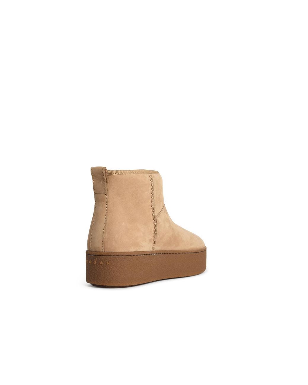 Hogan Natural Suede Ankle Boots