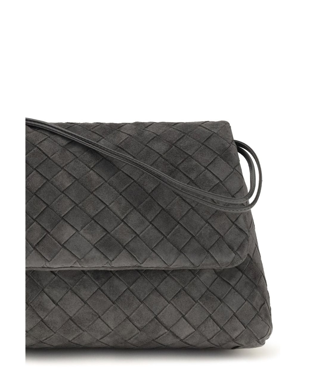 Bottega Veneta Gray Giorno Shoulder Bag