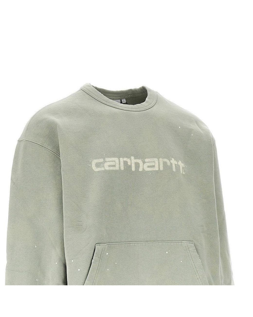 Carhartt Green 'Painter' Crewneck Sweatshirt for men