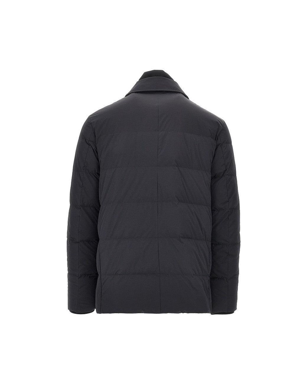 DUNO Black 'Vance' Down Jacket for men