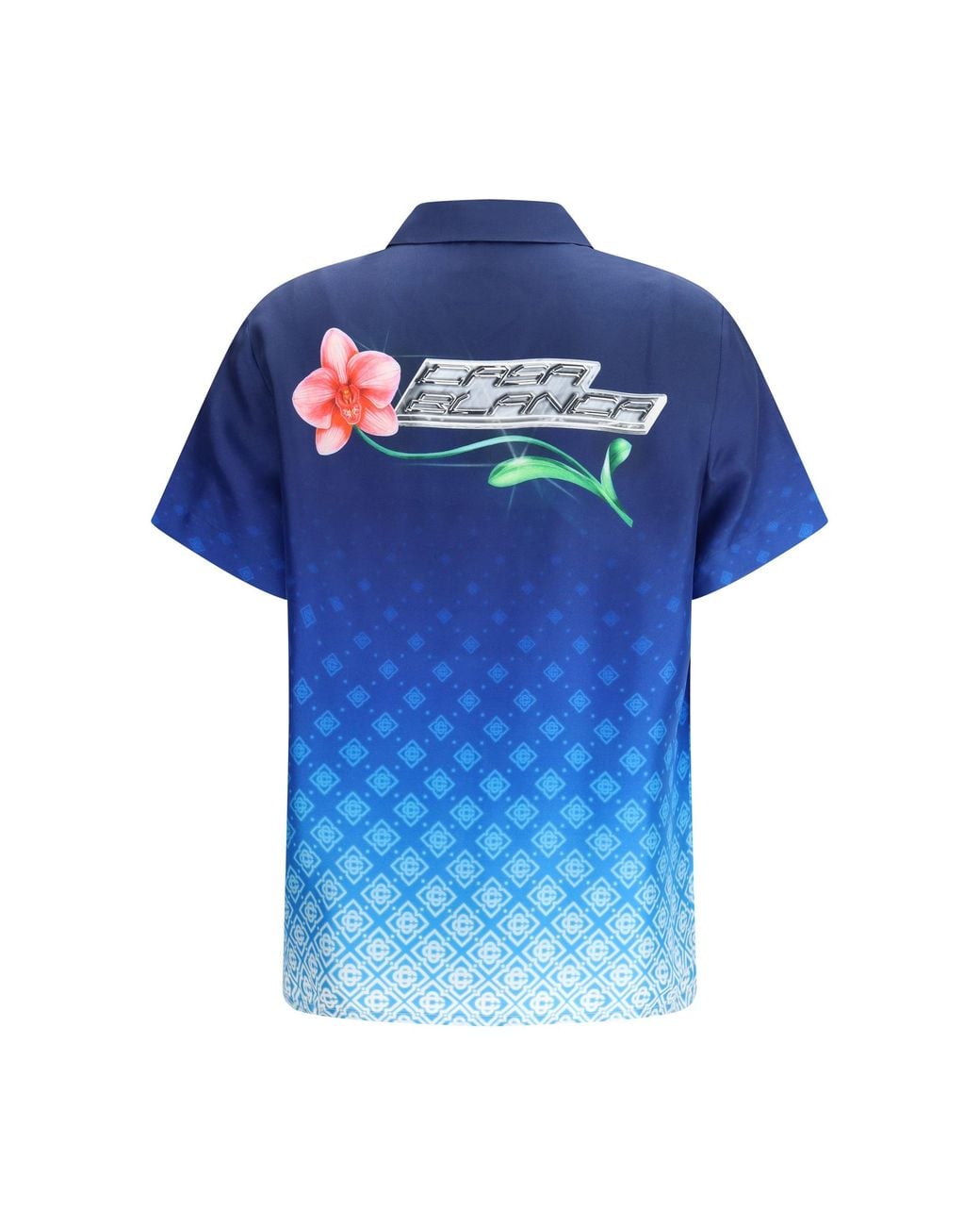 Casablanca Blue Orchid Logo Shirt