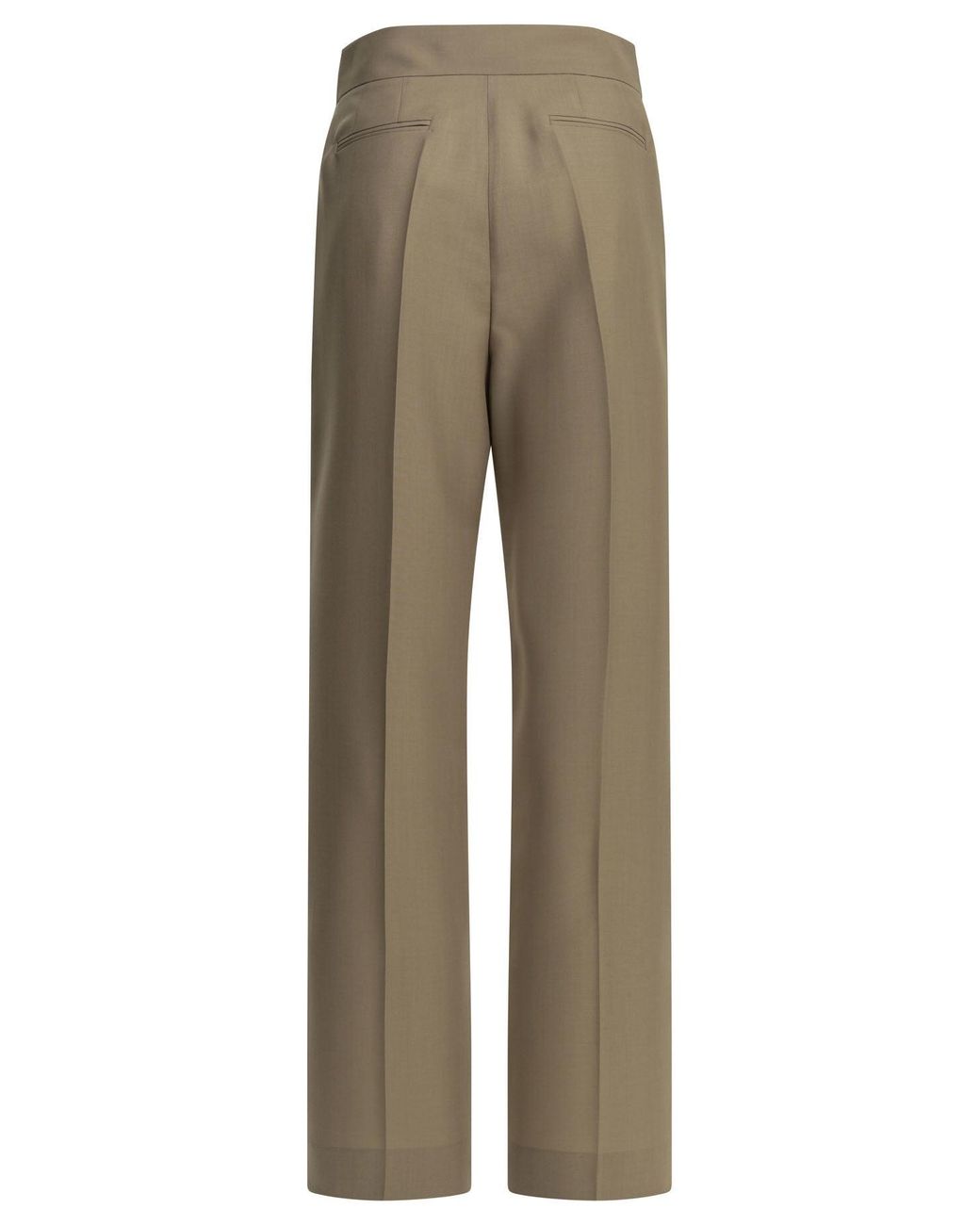 Valentino Natural Tailored Mohair Pants