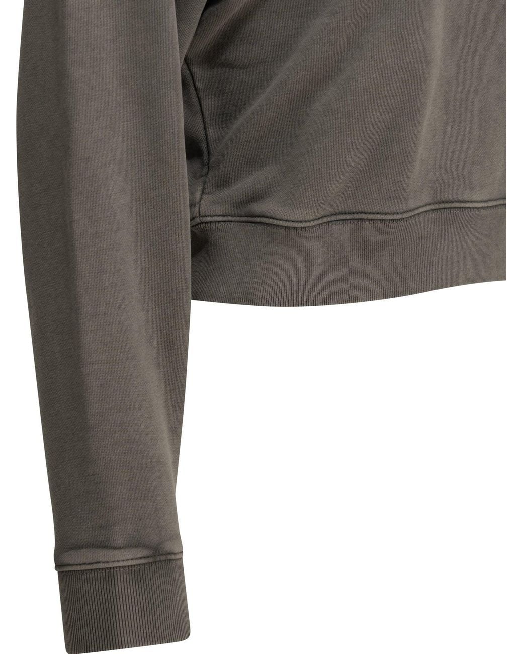 Maison Kitsuné Gray Crewneck Sweatshirt