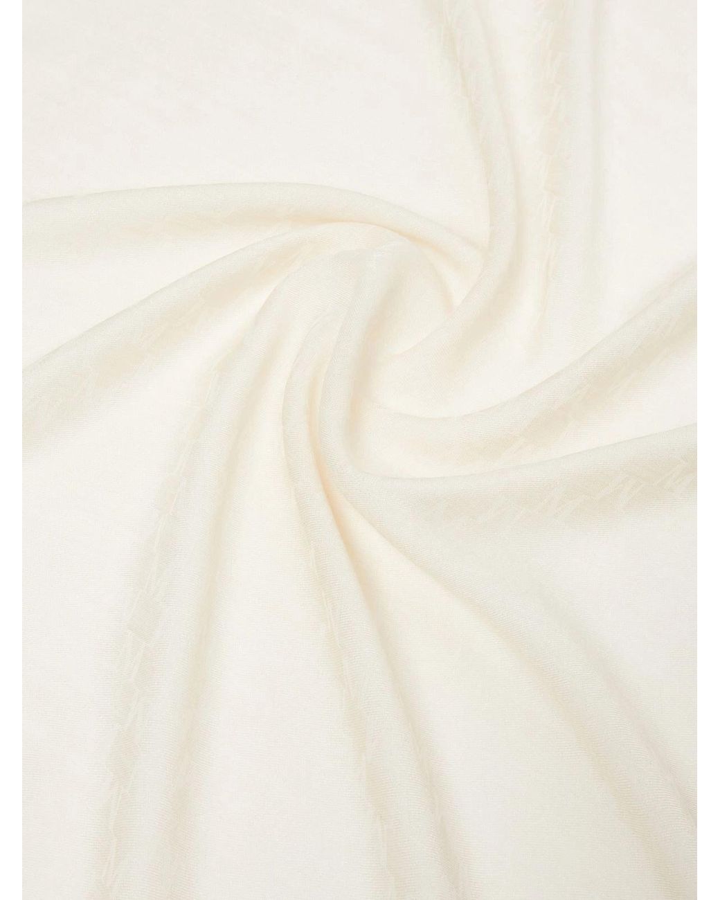 Max Mara White Scarf