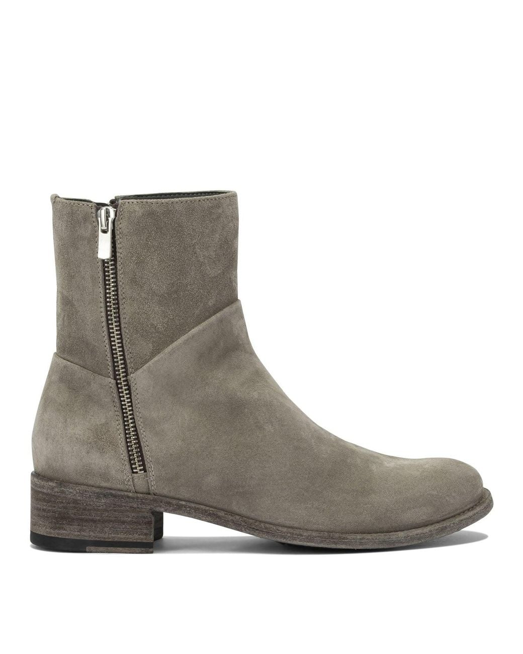 Officine Creative Brown "Lison 066" Zippered Ankle Boots