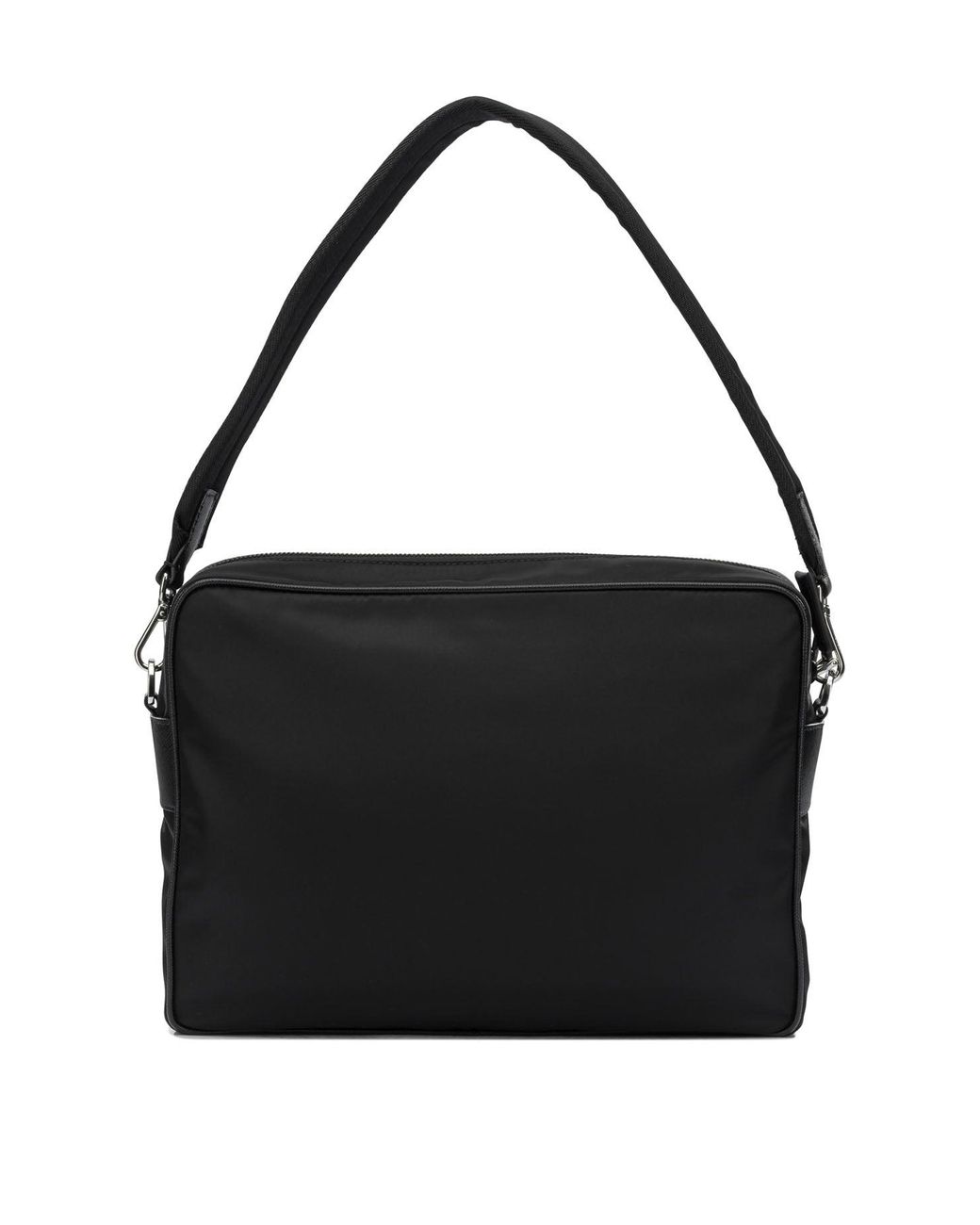 Prada Black Re-Nylon Medium Shoulder Bag for men