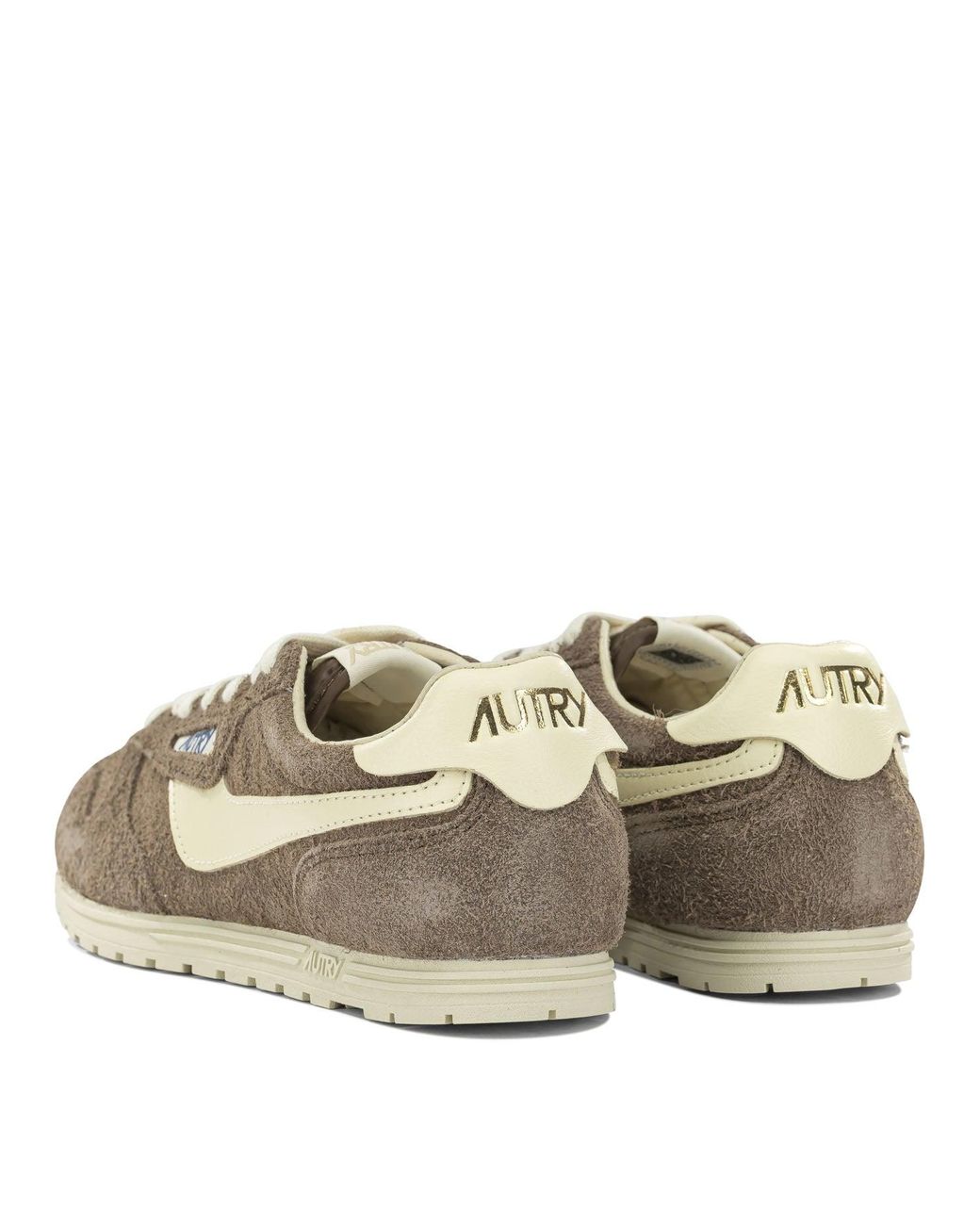Autry Gray "Windspin" Low-Top Sneakers