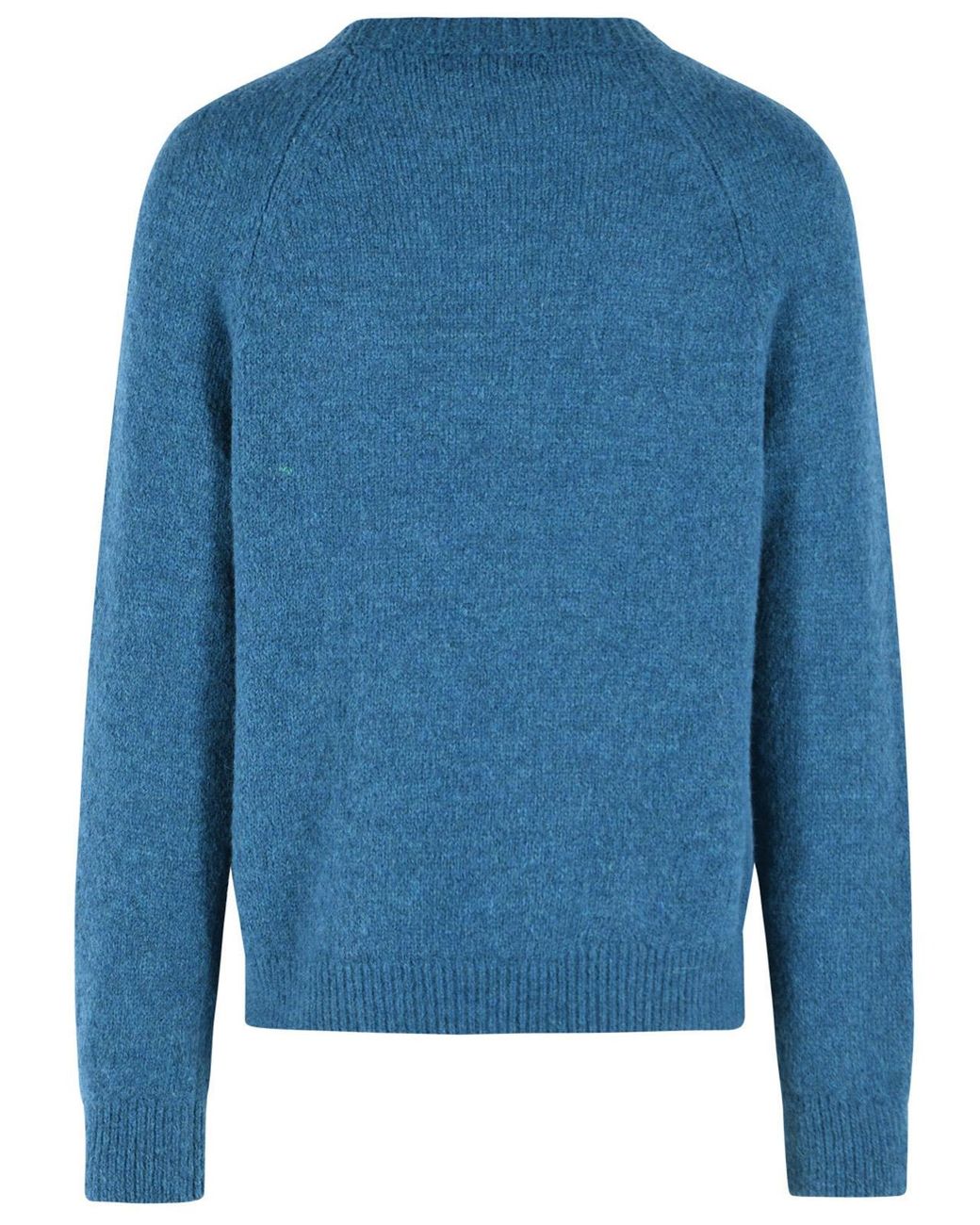 Dries Van Noten Blue 'Melbourne' Alpaca Blend Sweater for men