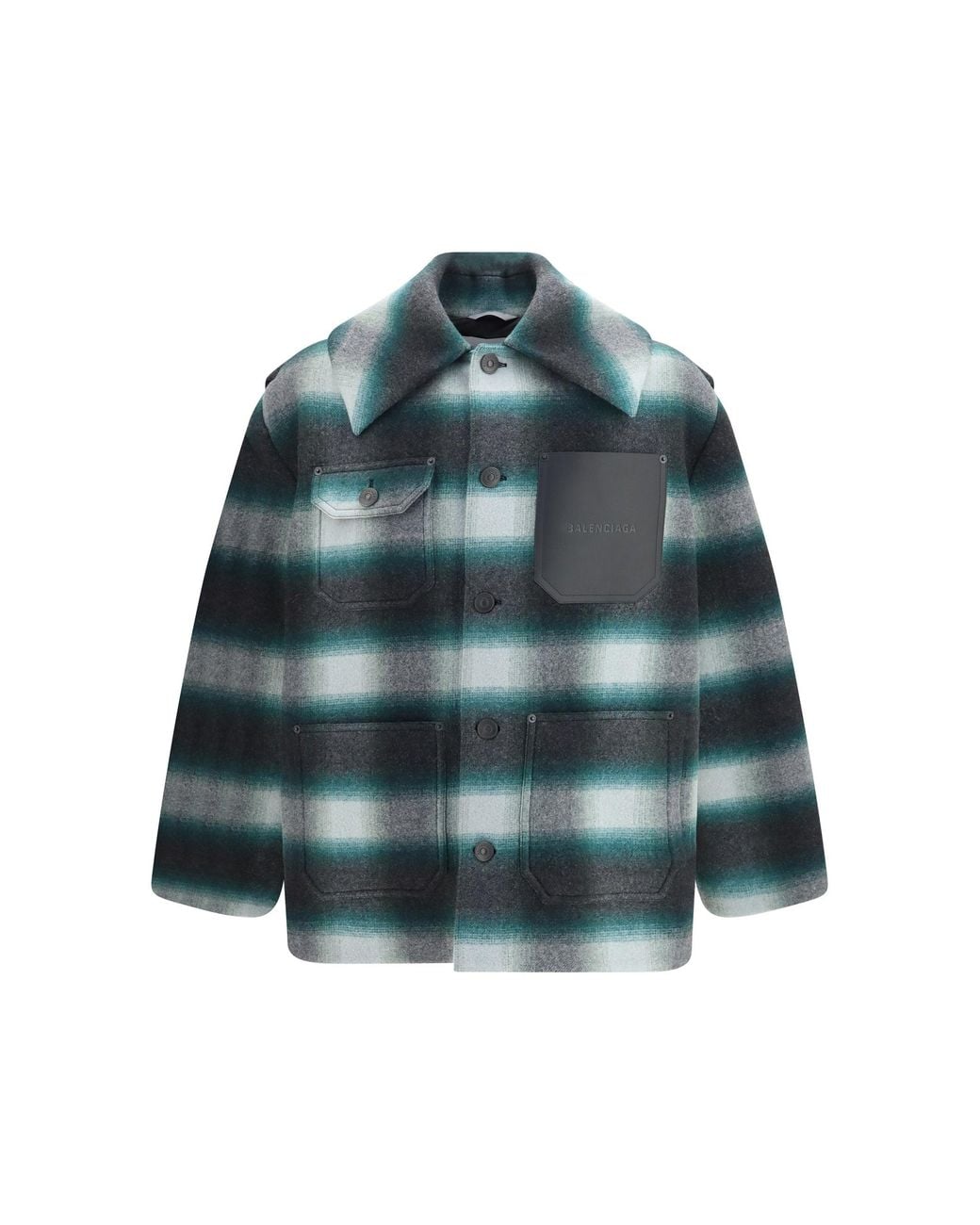 Balenciaga Green Workwear Cocoon Jacket Dark for men