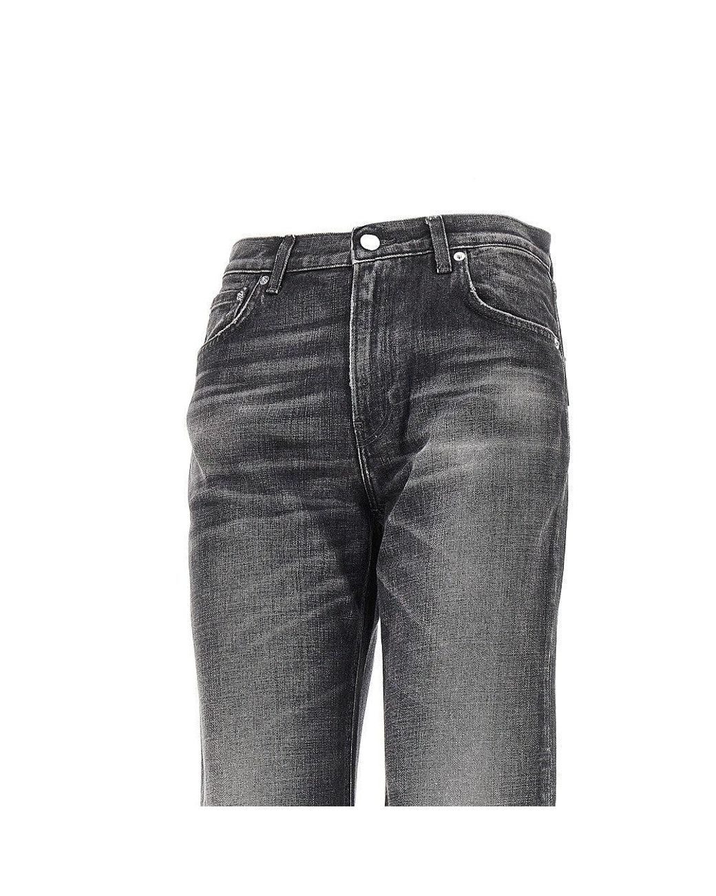 Haikure Gray 'Star' Straight-Leg Jeans