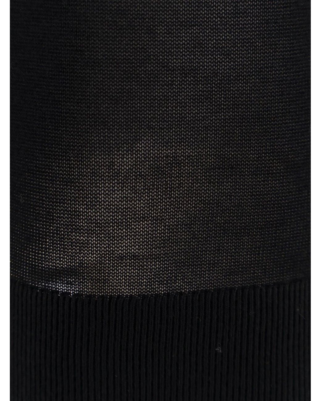 Totême Black Lyocell Sweater