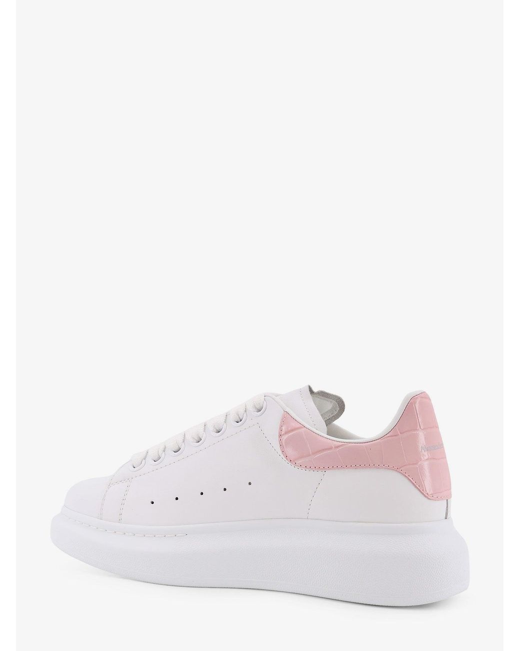 McQueen White Sneakers Pelle