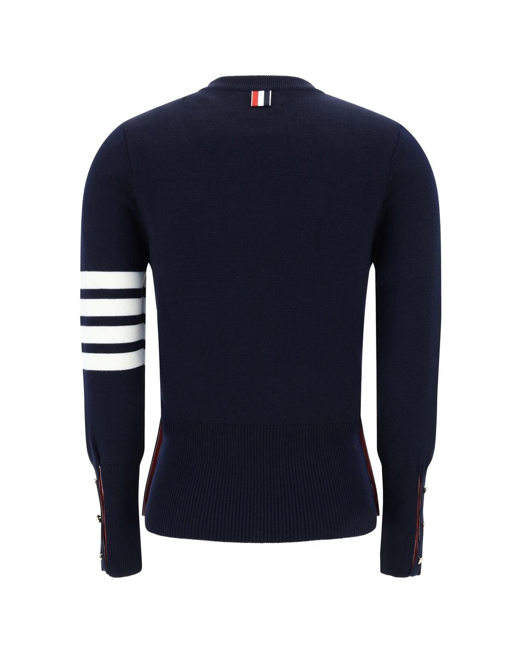 Thom Browne Blue Virgin Wool Sweater