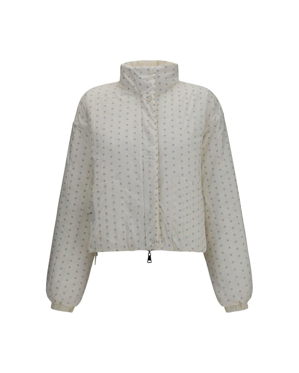 GONGDID DESIGN White Reversible High-Neck Puffer Jacket Off