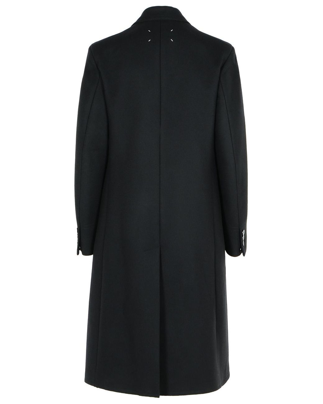 Maison Margiela Black Virgin Wool Coat