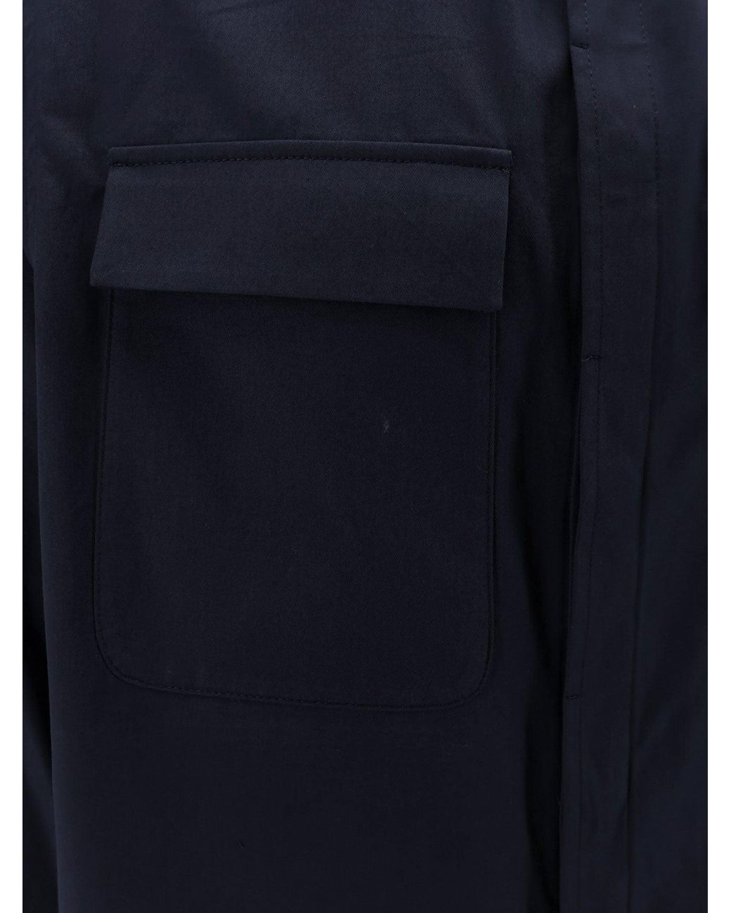 Hevò Blue Cotton Shirt Specchiolla for men