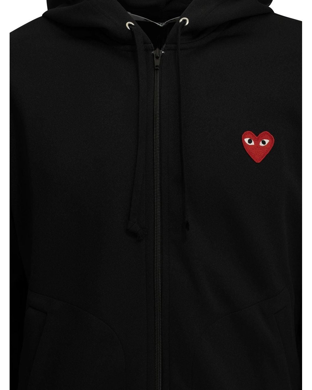 COMME DES GARÇONS PLAY Black Heart" Hoodie for men