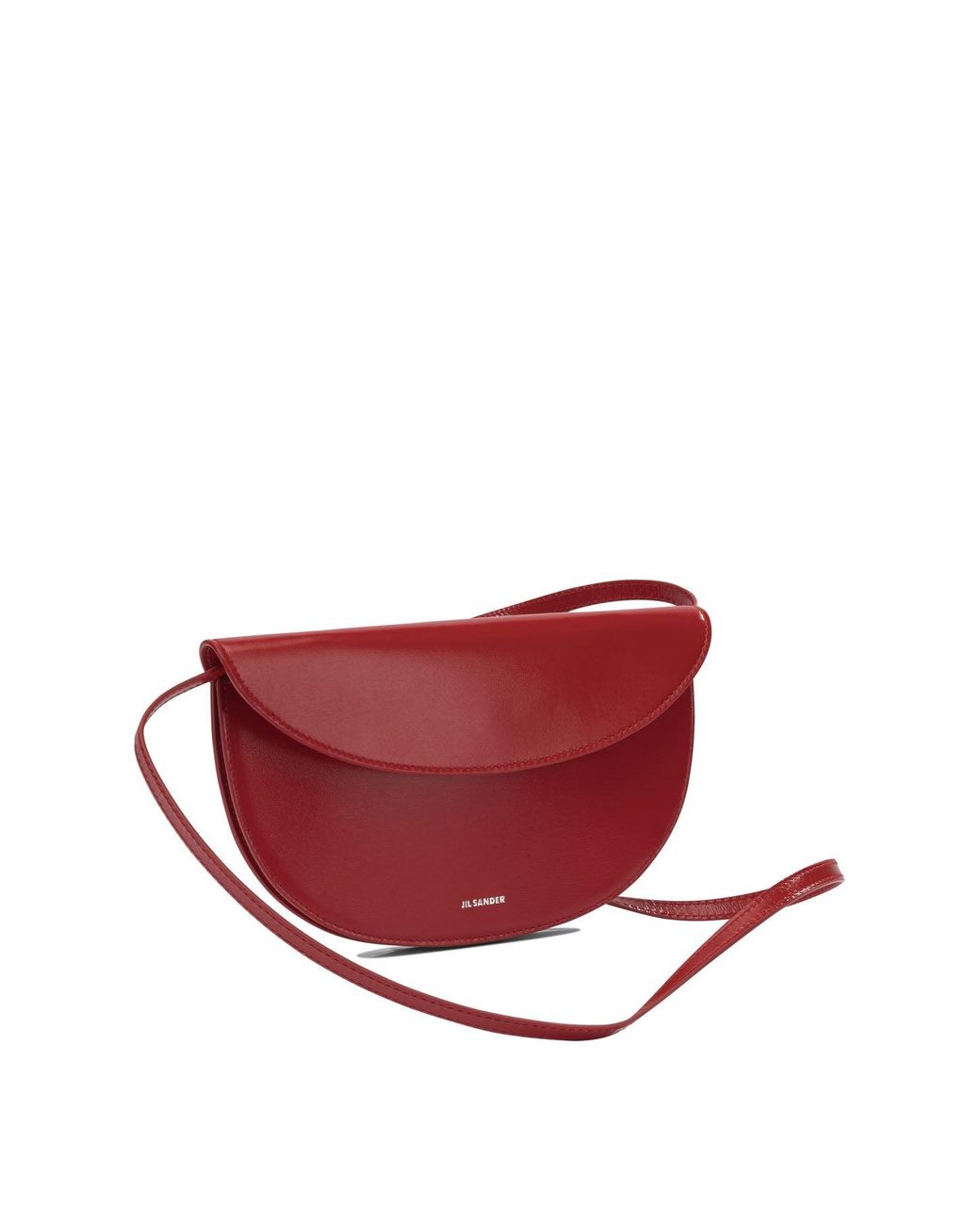 Jil Sander Red "Curve" Wallet