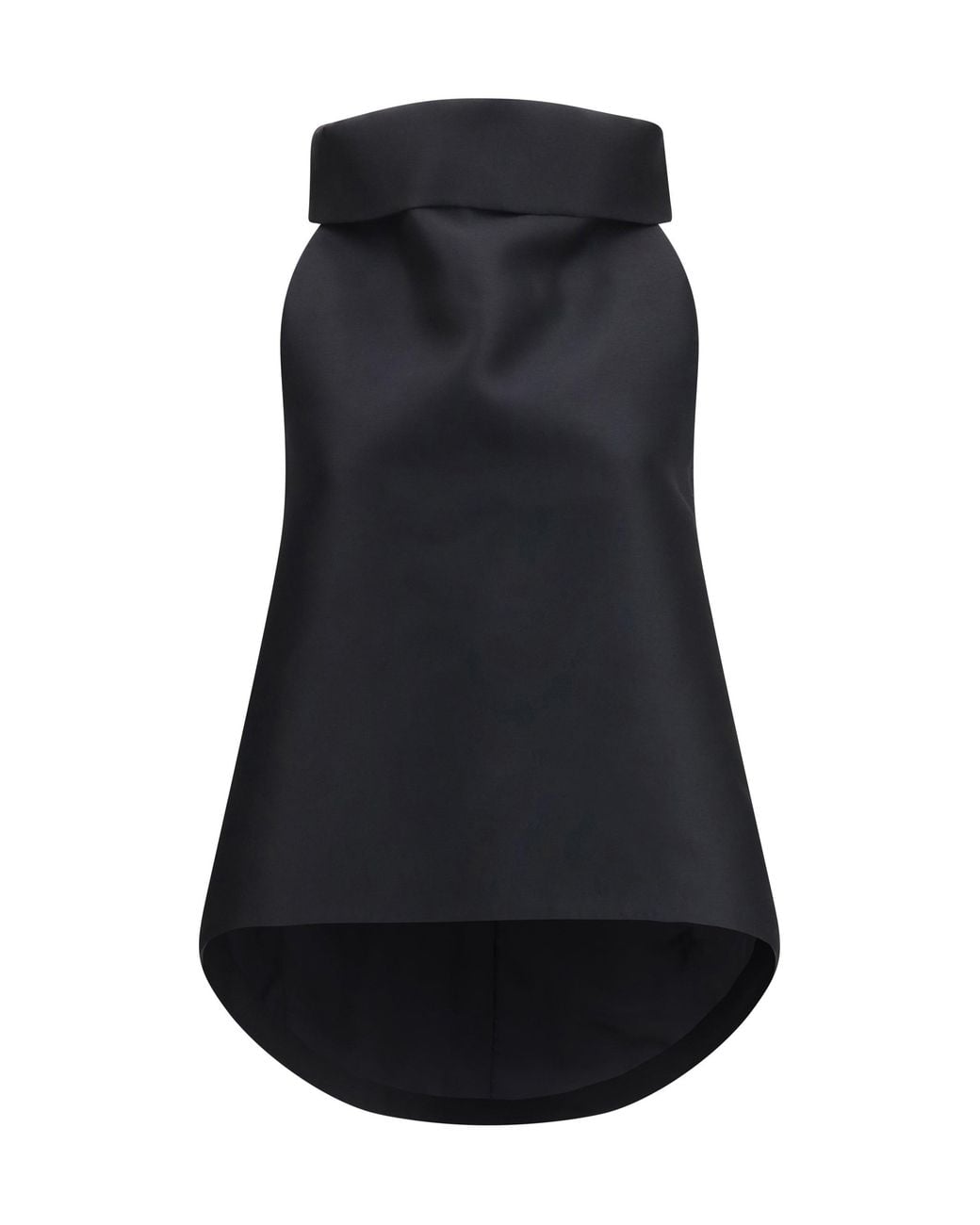 Balenciaga Black High Neck Top