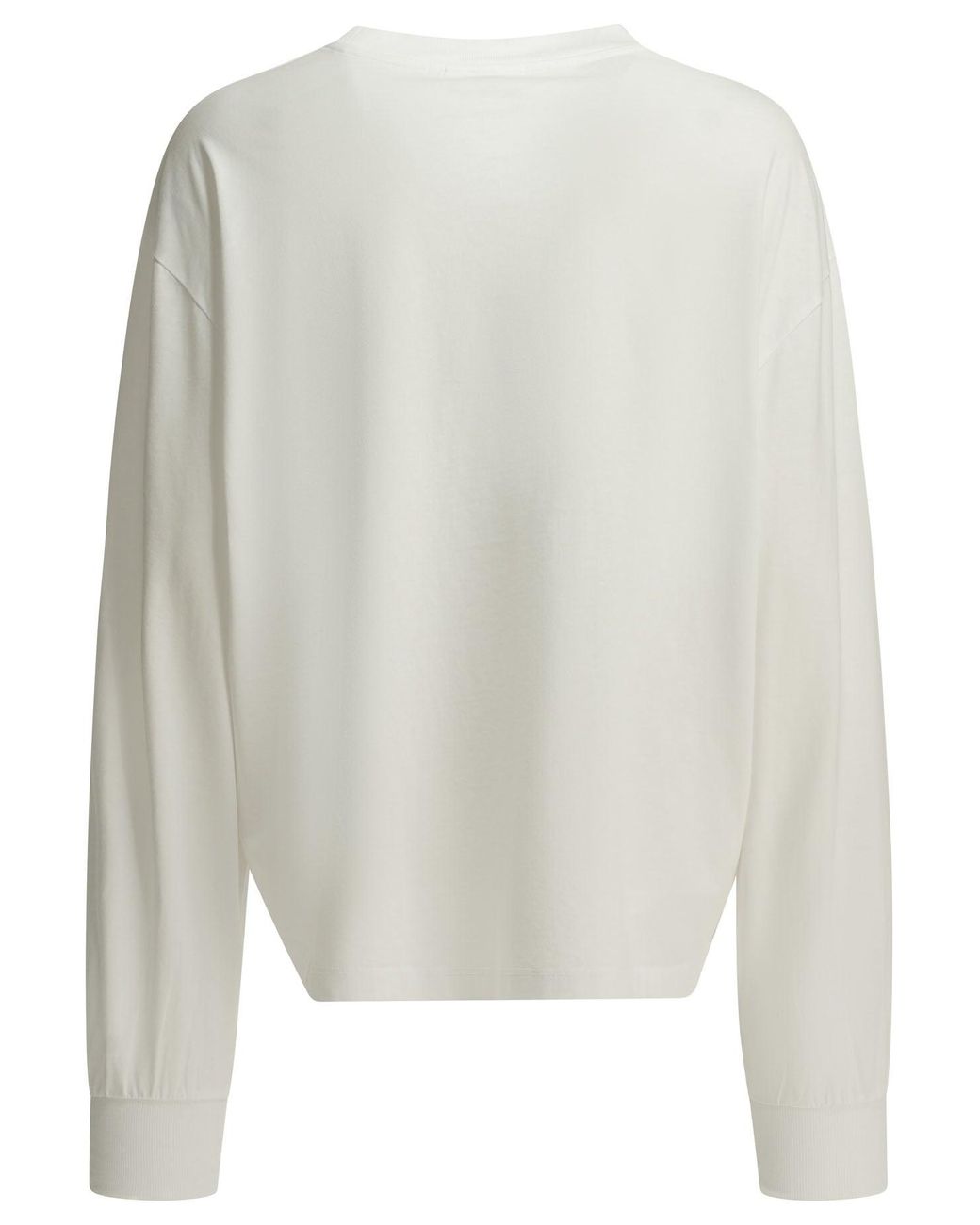 Ganni White "Strawberry" Crew-Neck T-Shirt