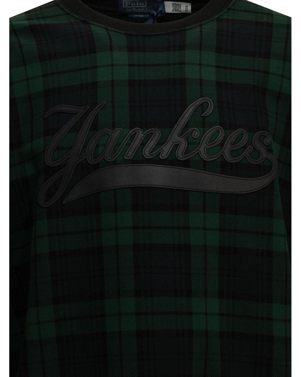 Polo Ralph Lauren Green "Yankees" Crew-Neck Sweatshirt